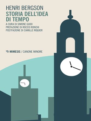 cover image of Storia dell'idea di tempo